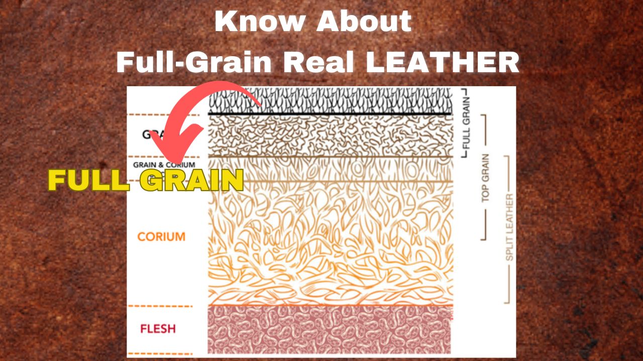 What is full-grain leather ?