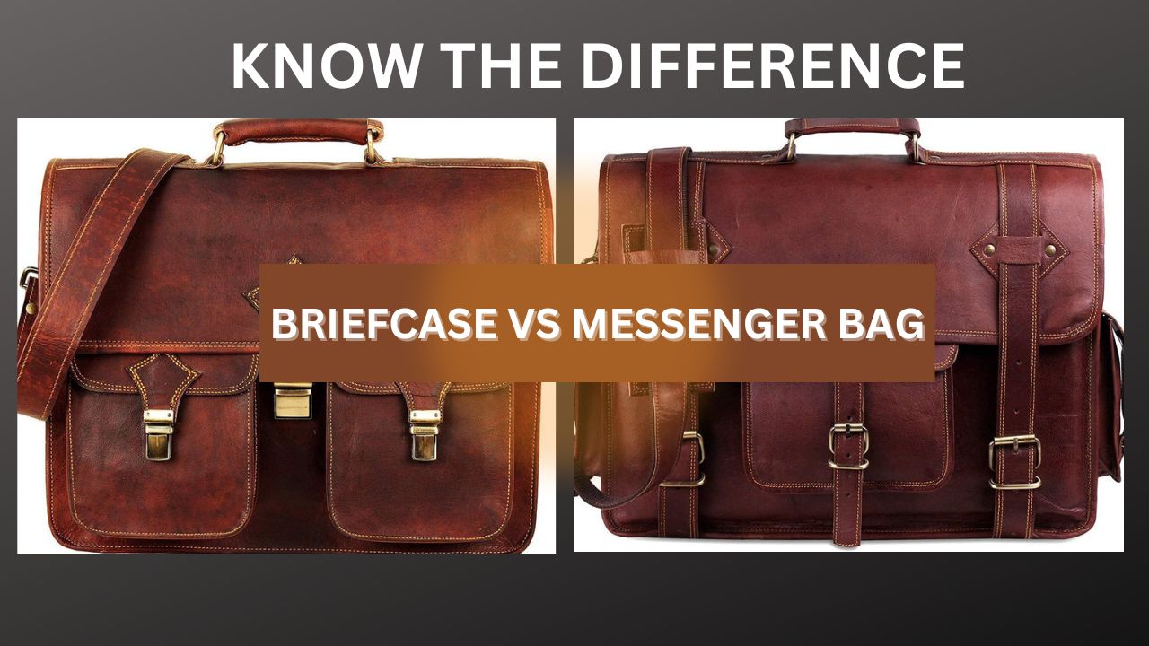 Messenger Bag vs Briefcase : Know The Difference