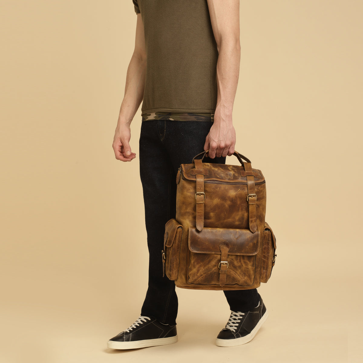 The Rambler Leather Backpack