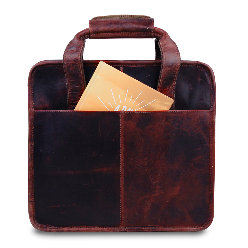  stylish buffalo leather briefcase