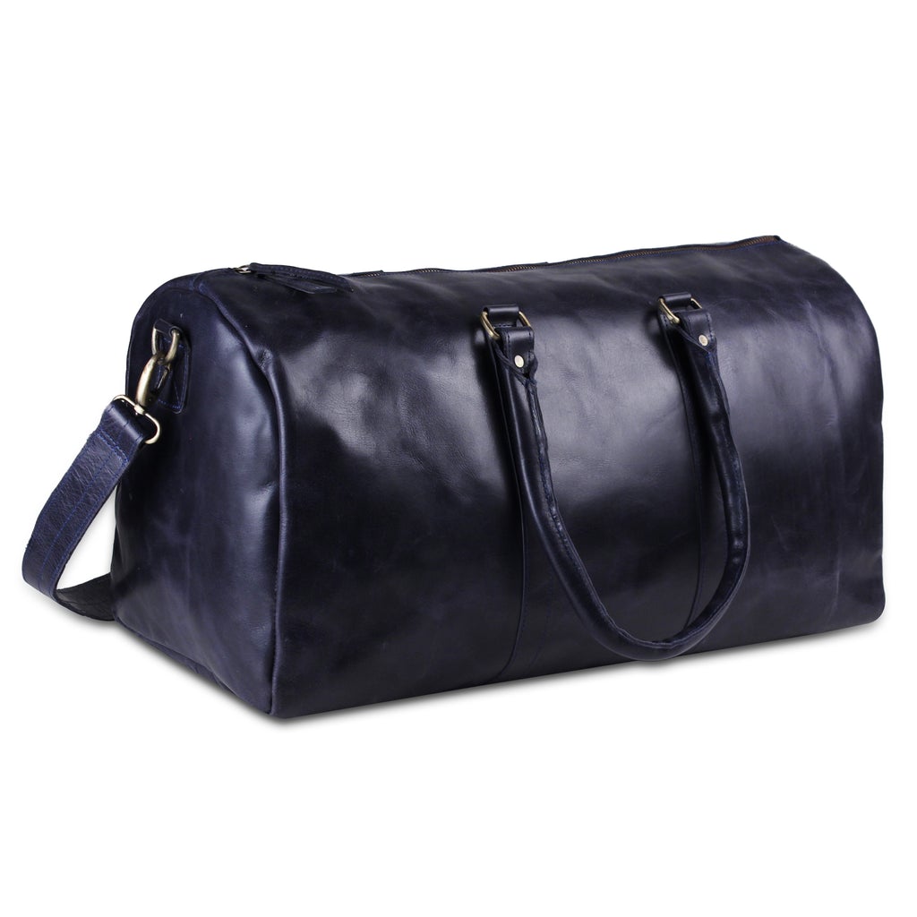 black leather bag with purest leather