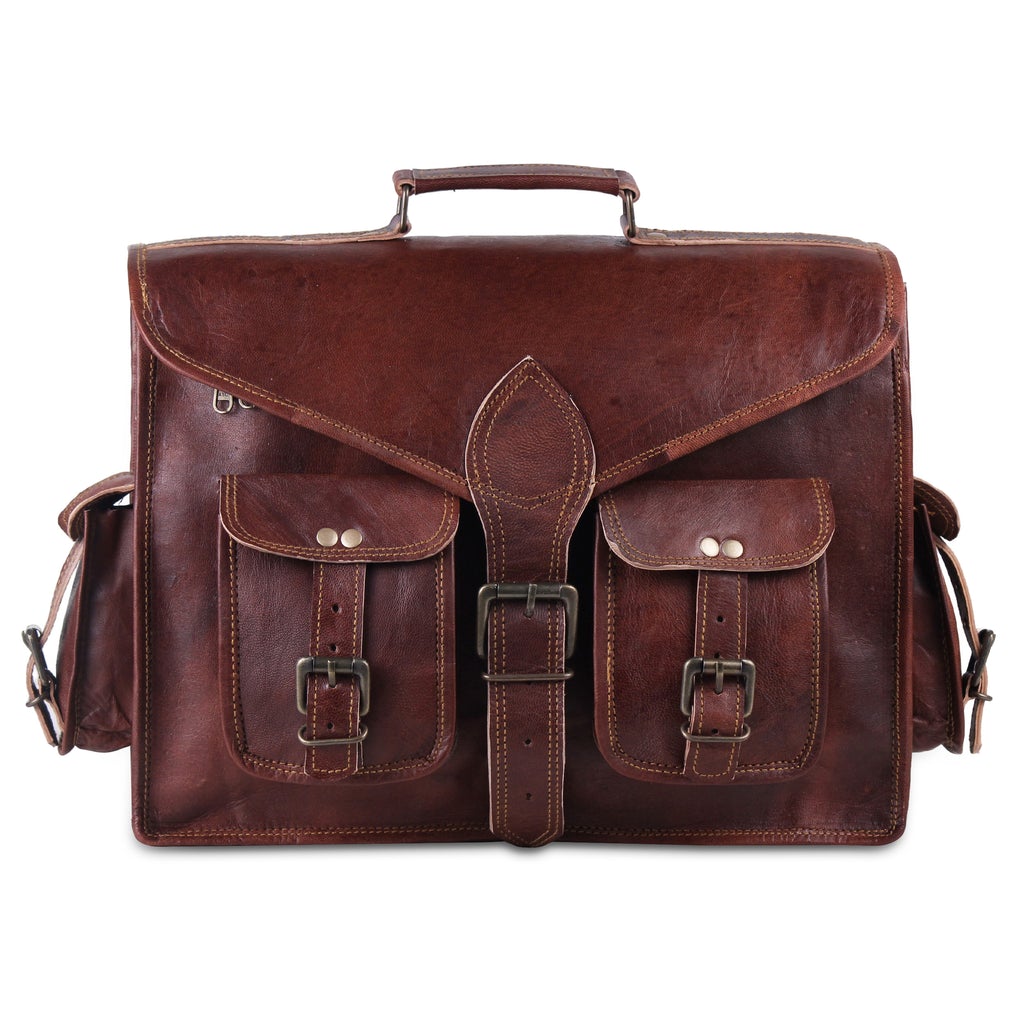 stylish  Real leather messenger bag