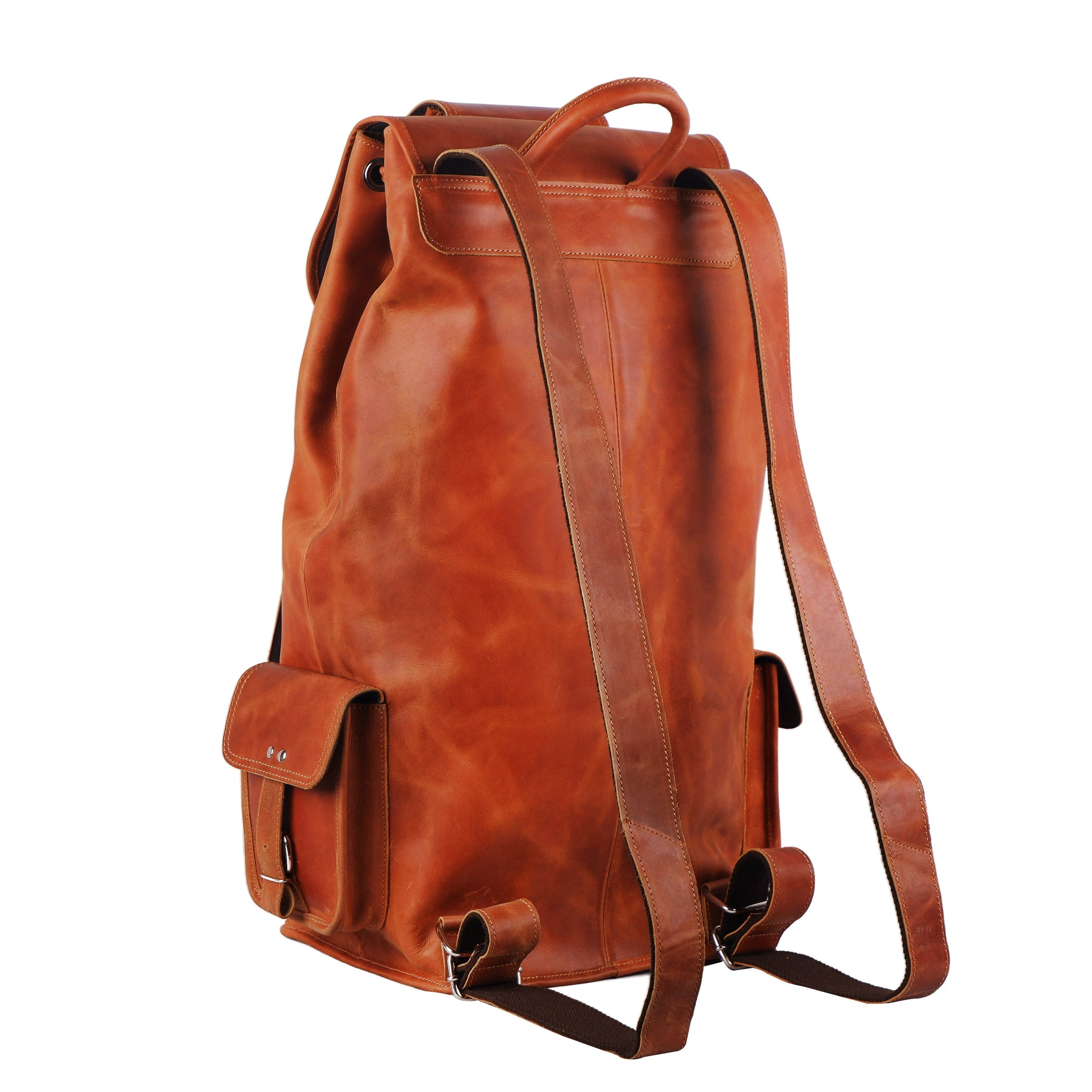 bown leather backpack for travel