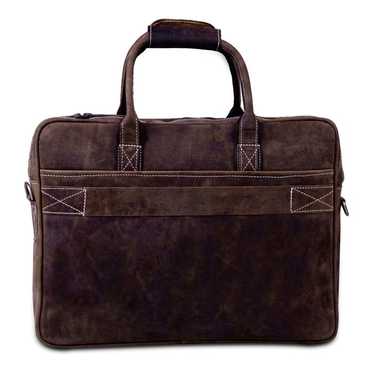 leather laptop briefcase for man
