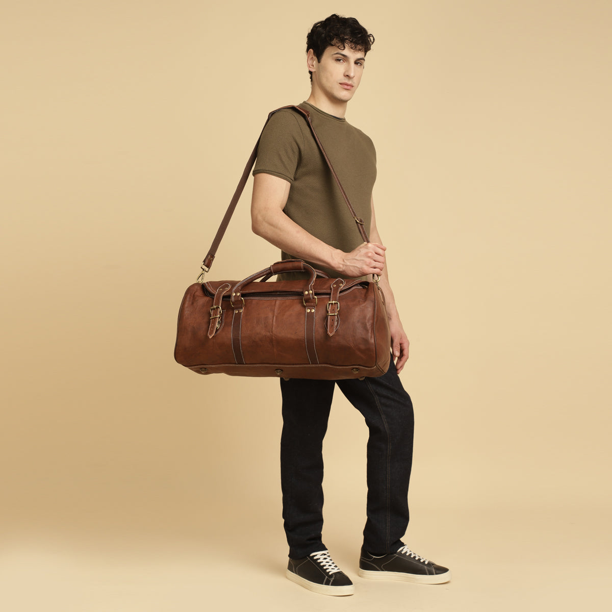 best leather duffle bag for travel