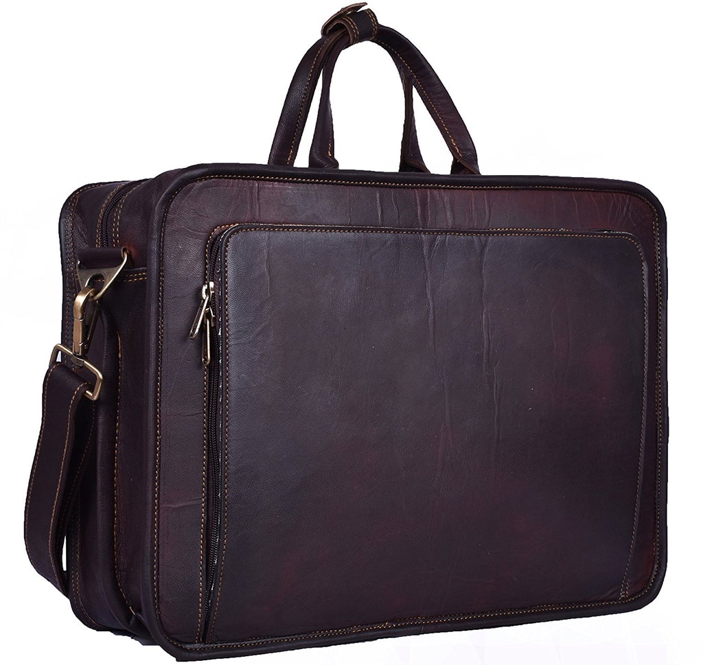 stylish leather briefcase 