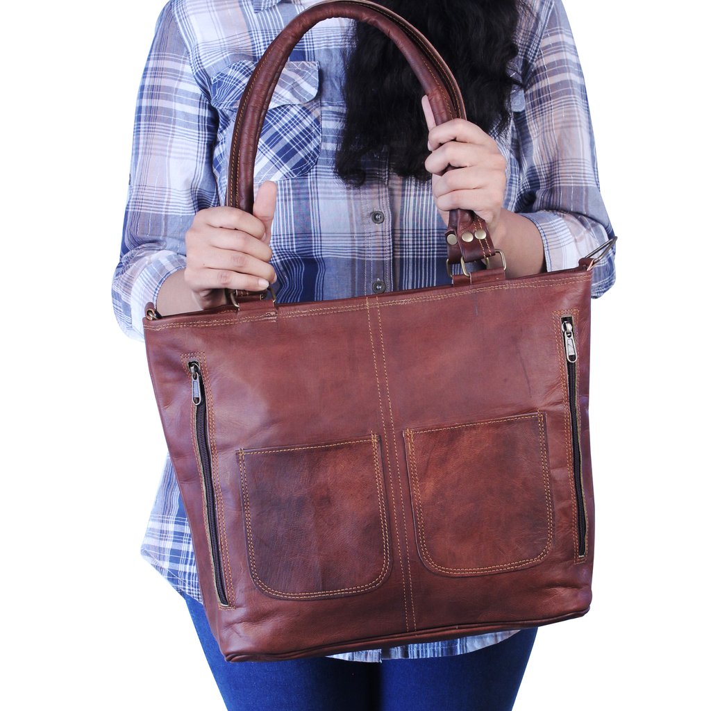 CLN Klaude Tote Bag Coffee/Brown, Women's Fashion, Bags & Wallets