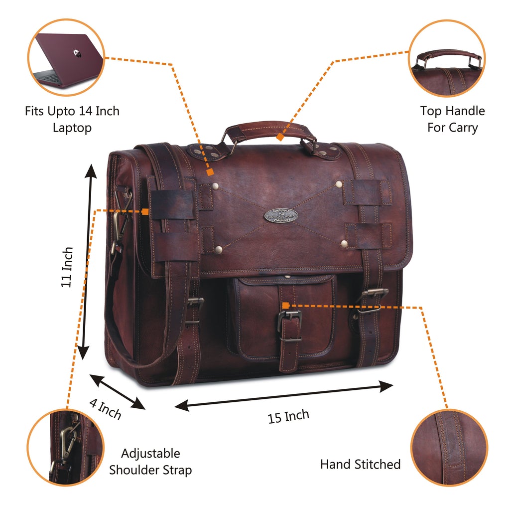 spacious and multifeatured messenger bag