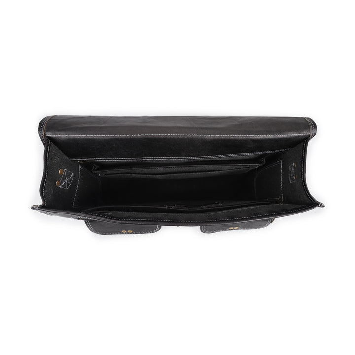 GAËLLE PARIS: pochette in synthetic leather - Black  Gaëlle Paris  briefcase GBUA709AB online at