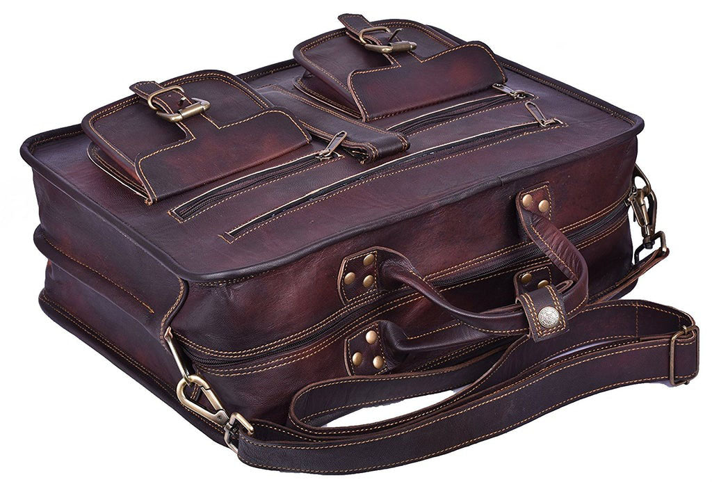 cool looking leather briefcase