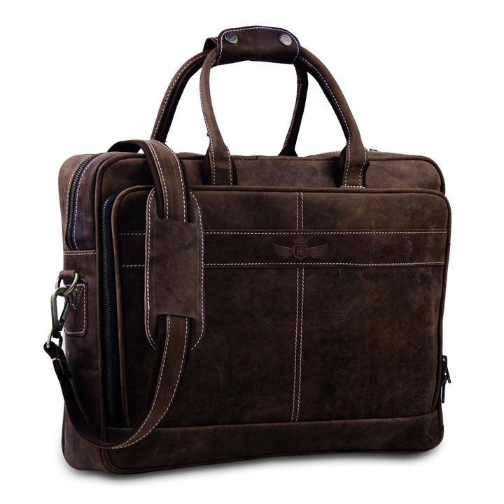  leather Laptop briefcase for men