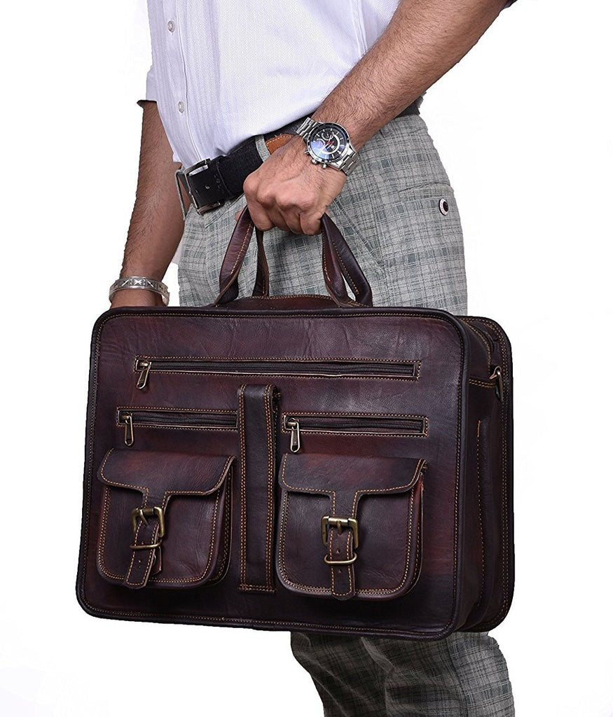 amazing stylish briefcase for mens with 100% pure leather